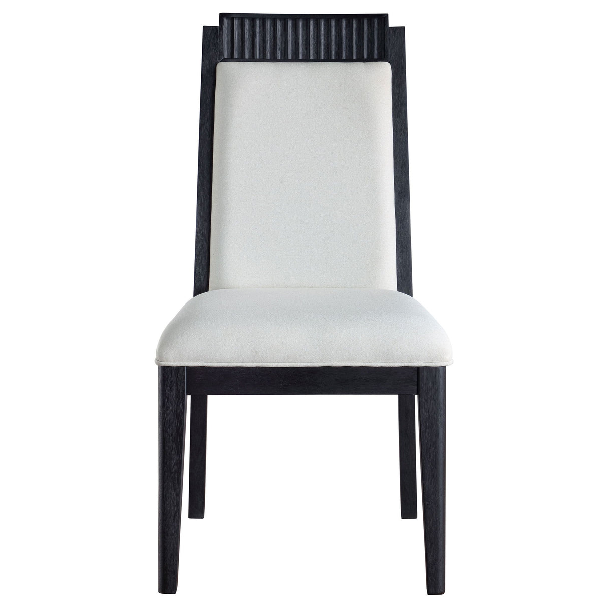 Dining Side Chair (Set of 2) - Black / Ivory