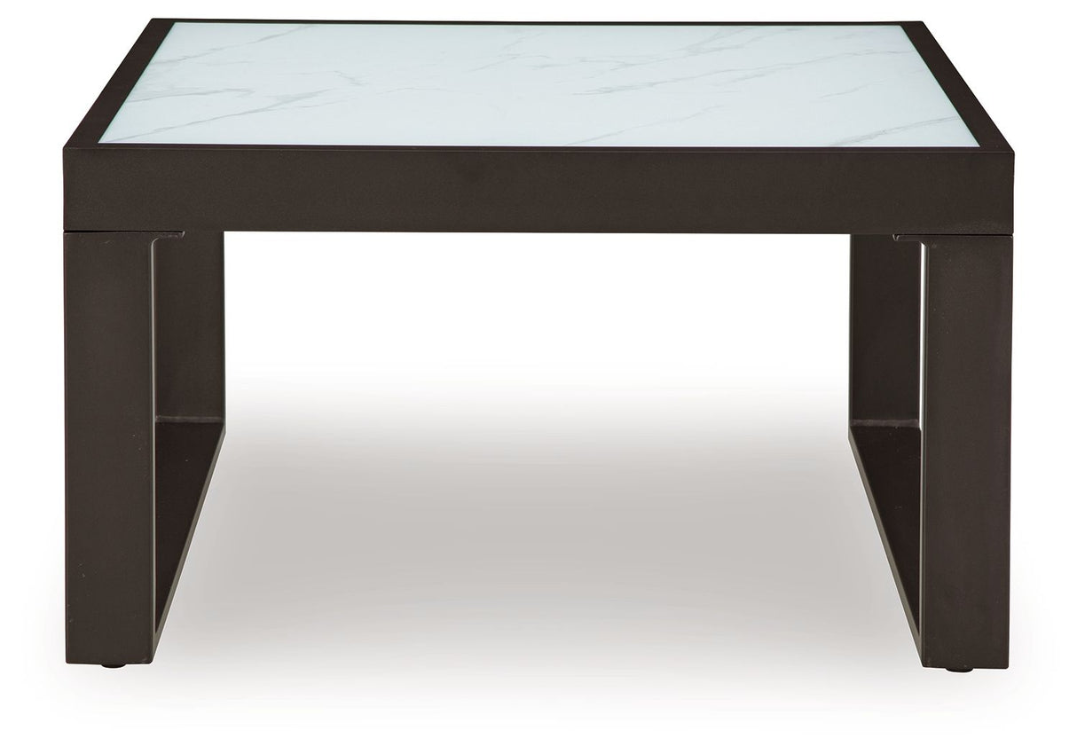 Beachloft - Square Cocktail Table - Black / Gray