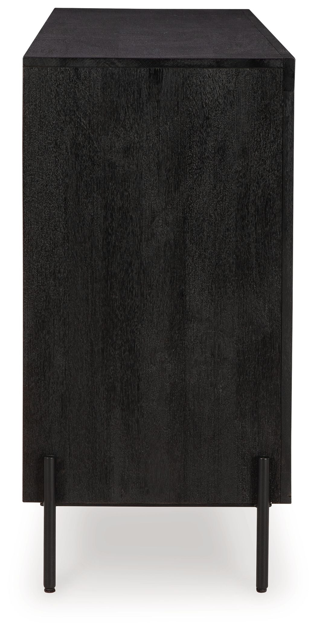 Vallisburg - Accent Cabinet - Black / Natural