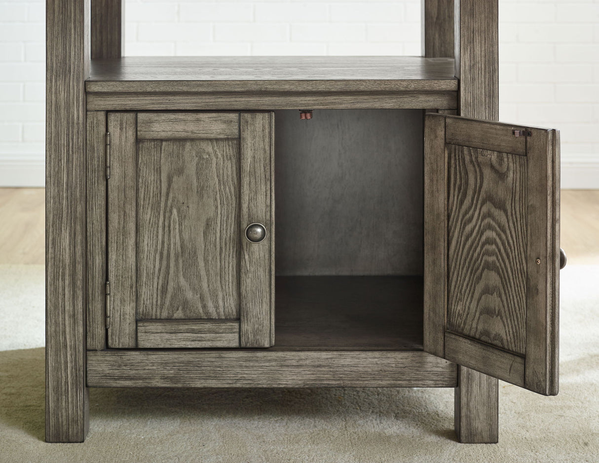 Grayson - Counter Height Set - Driftwood Base