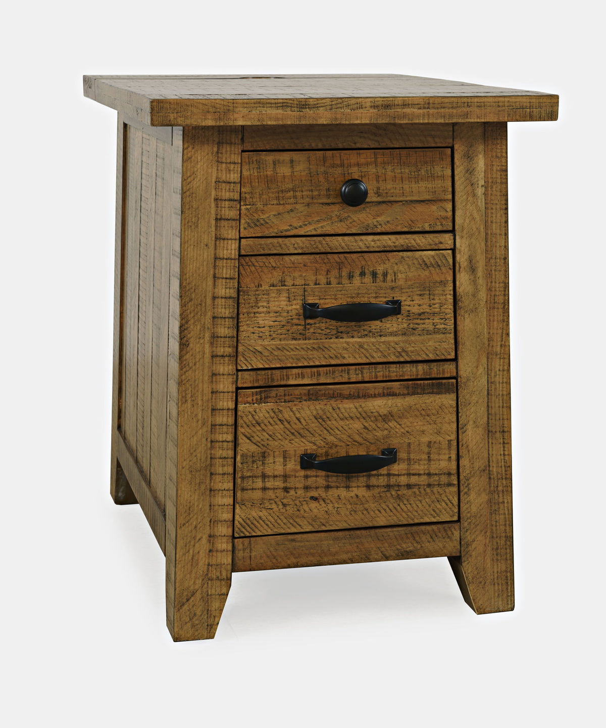 Telluride - Power Chairside Table - Gold