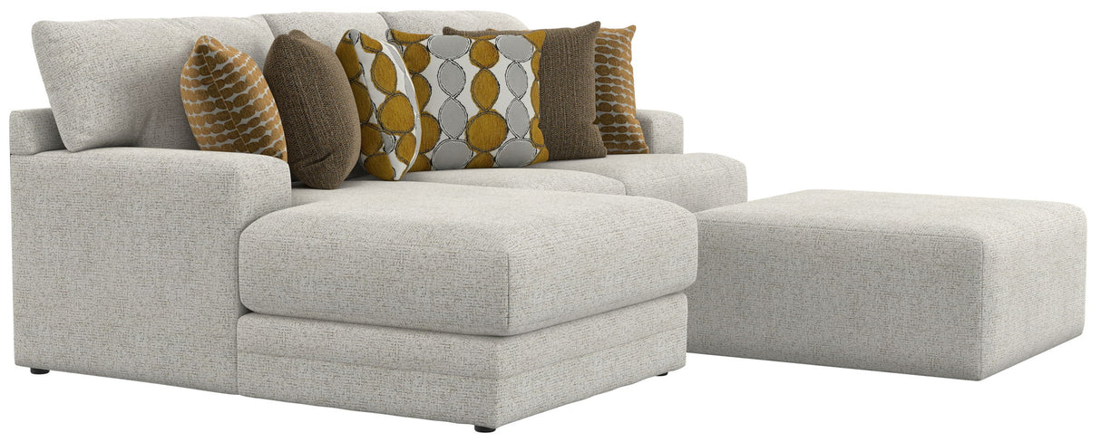 Tori - Sectional With Comfort Coil Seating, Cocktail Ottoman And Accent Pillows Included