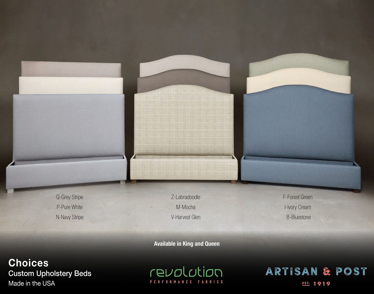 Choices - Amelia Upholstered Bed - Harvest Glen