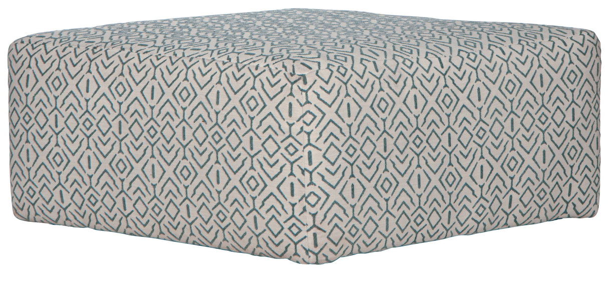 Howell - Cocktail Ottoman - Aqua