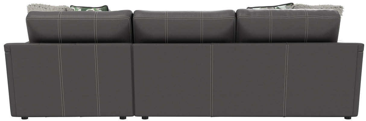 Minori - Italian Leather Sofa / Chaise And Cocktail Ottoman