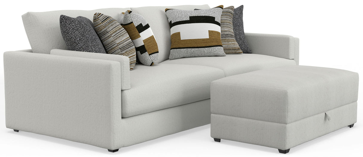 Trevor - Extra Deep Oversized Sofa With Included Storage Cocktail Ottoman