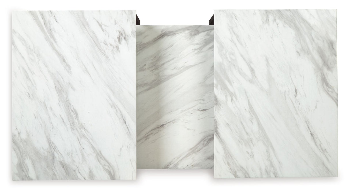 Donnesta - Occasional Table Set (Set of 3) - Gray / Black