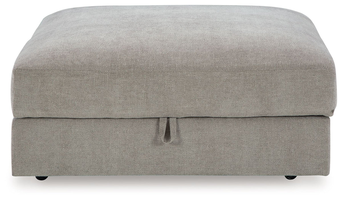 Aslan Court - 7 Pc. - 6-Piece Sectional With Raf Corner Chaise, Ottoman - Pebble