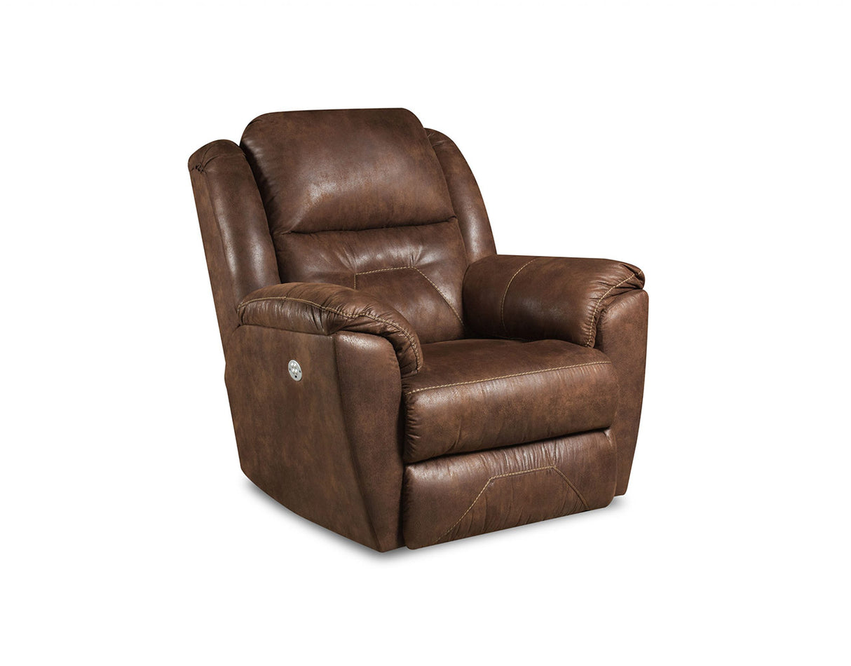 Pandora Mocha Power Rocker Recliner w/Power Headrest
