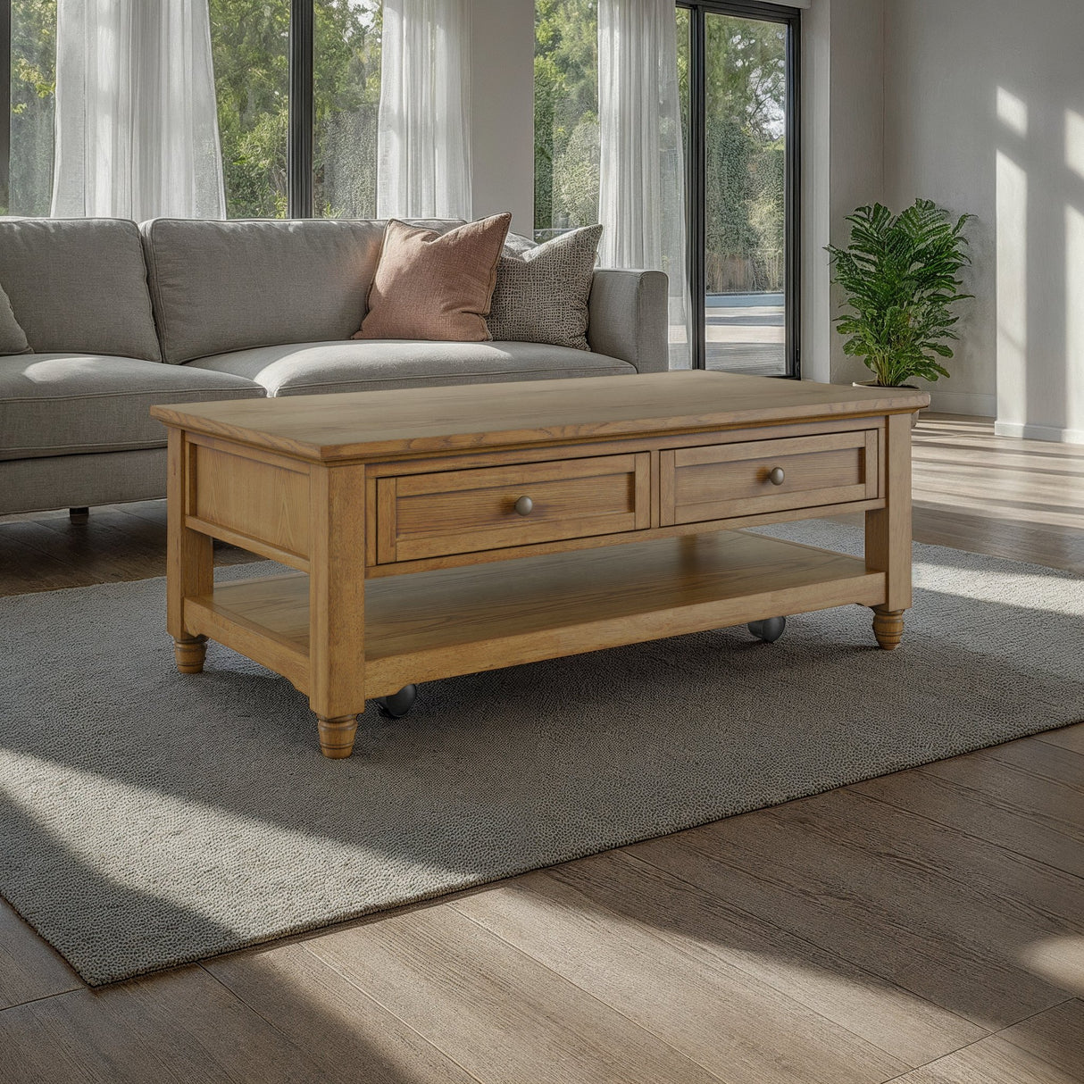 Brentwood Castered Leg Cocktail Table