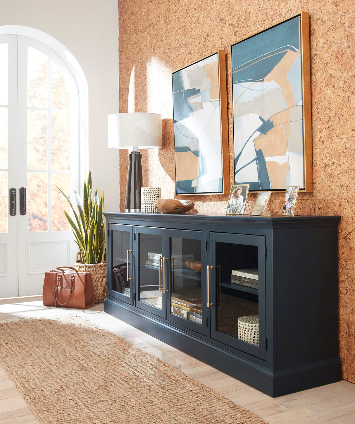 84" Console w/ 4 Doors