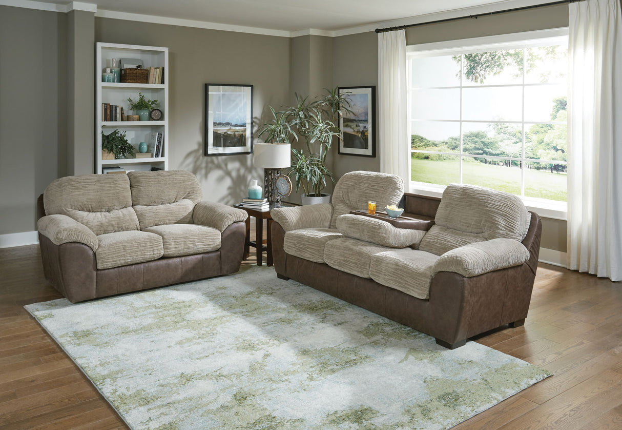 McMahon - Gliding Loveseat - Bark