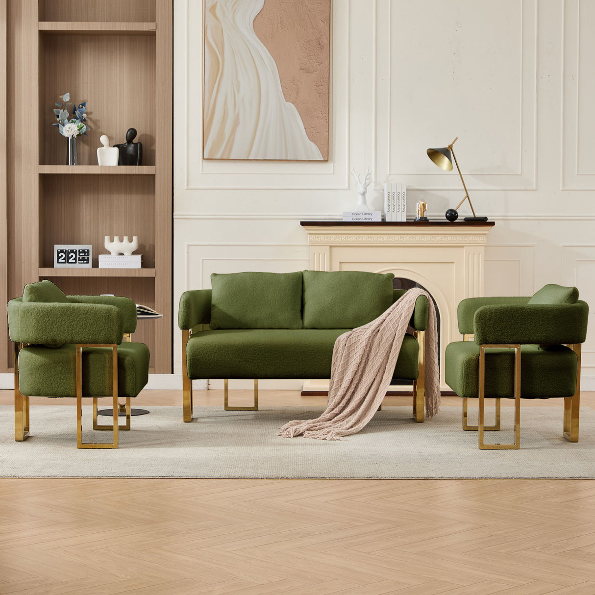 Decorative Upholstered Side Chair For Living Room