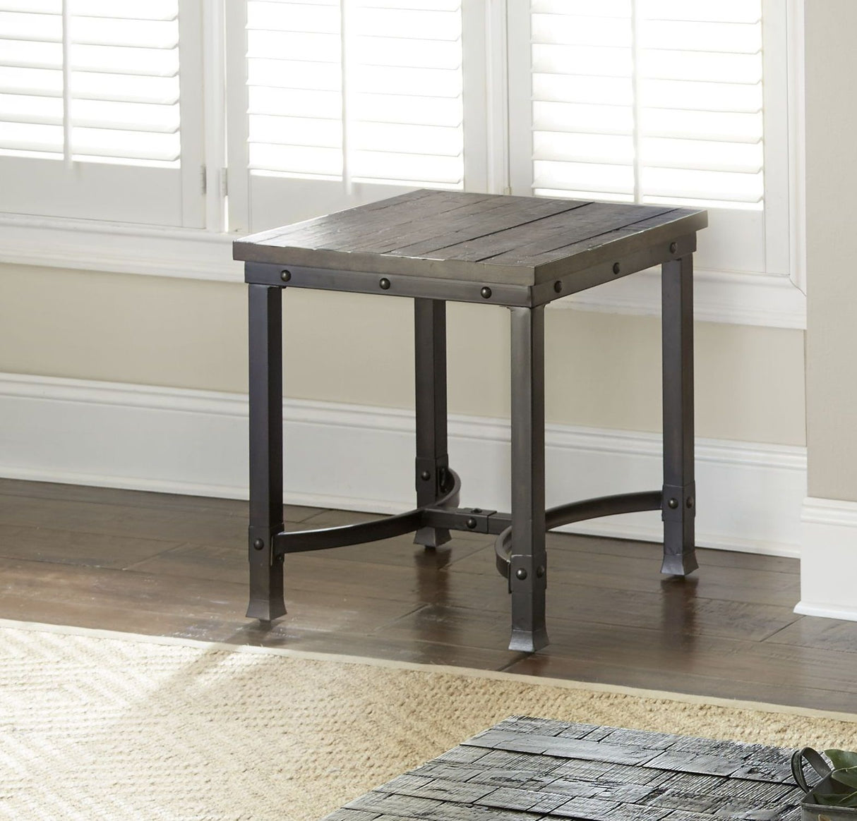 Ambrose - Square End Table - Brown