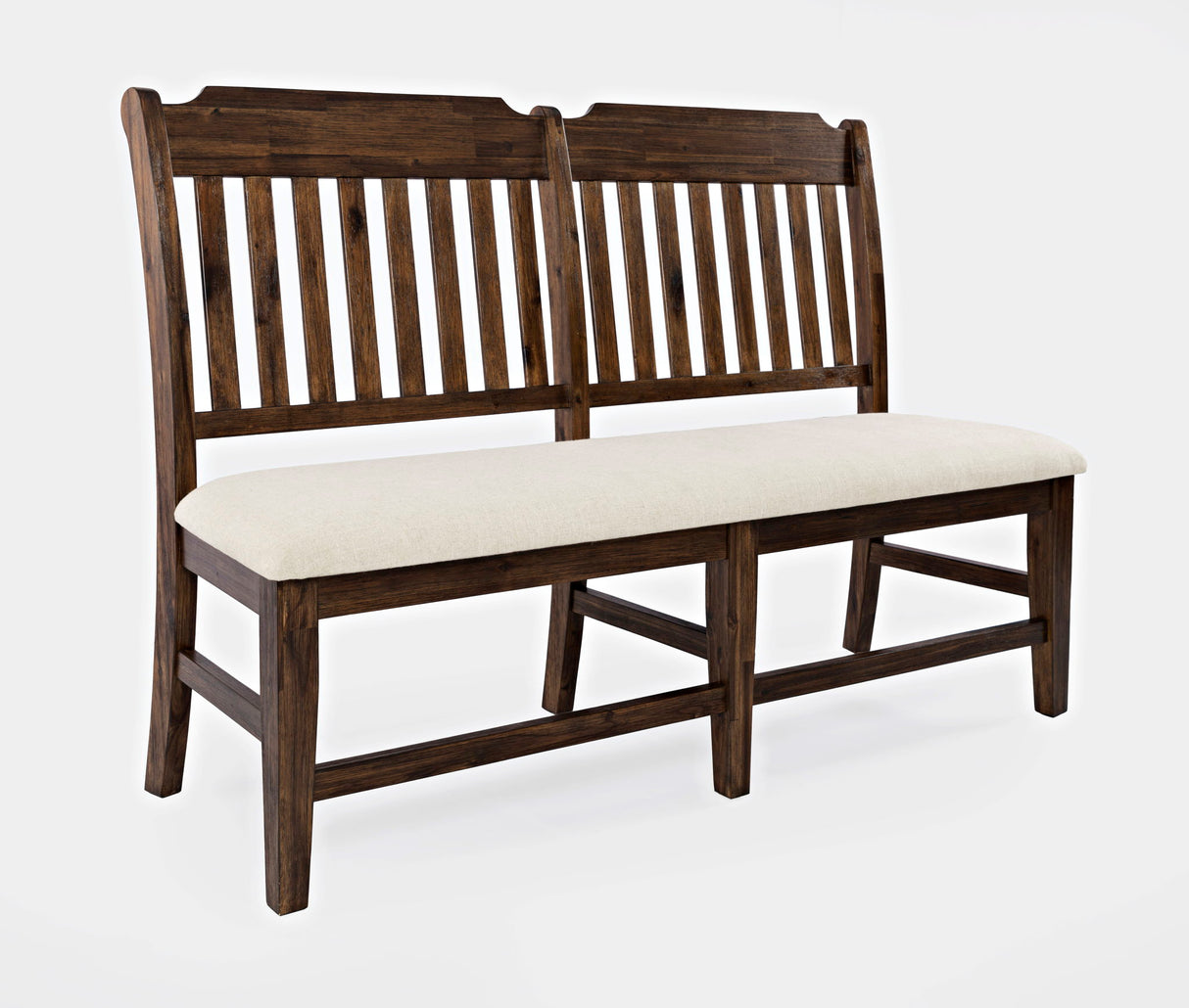 Bakersfield - Dining Bench - Wire Brush Brown / Beige