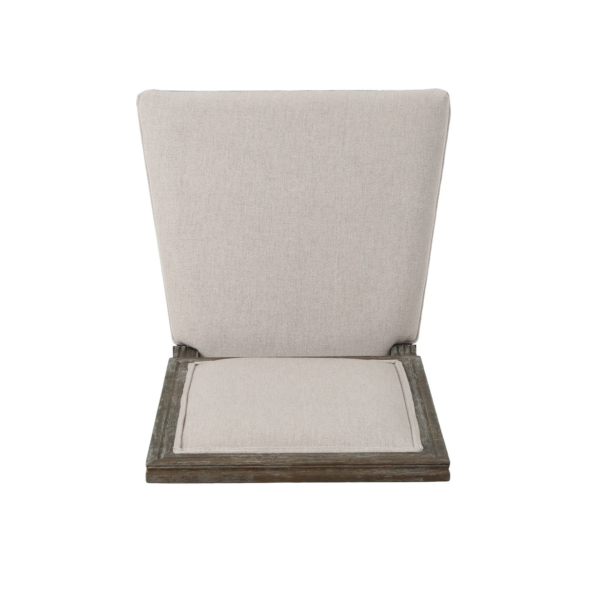 Traditional Style Dining Chair Set With Fabric Upholstery