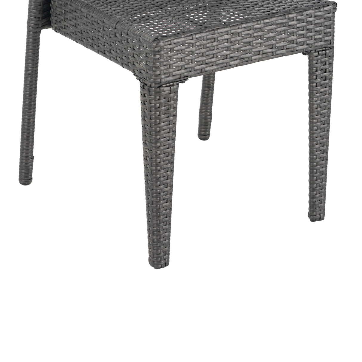 Farley - Stacking Sidechair (Set of 2) With Open Backrests - Gray