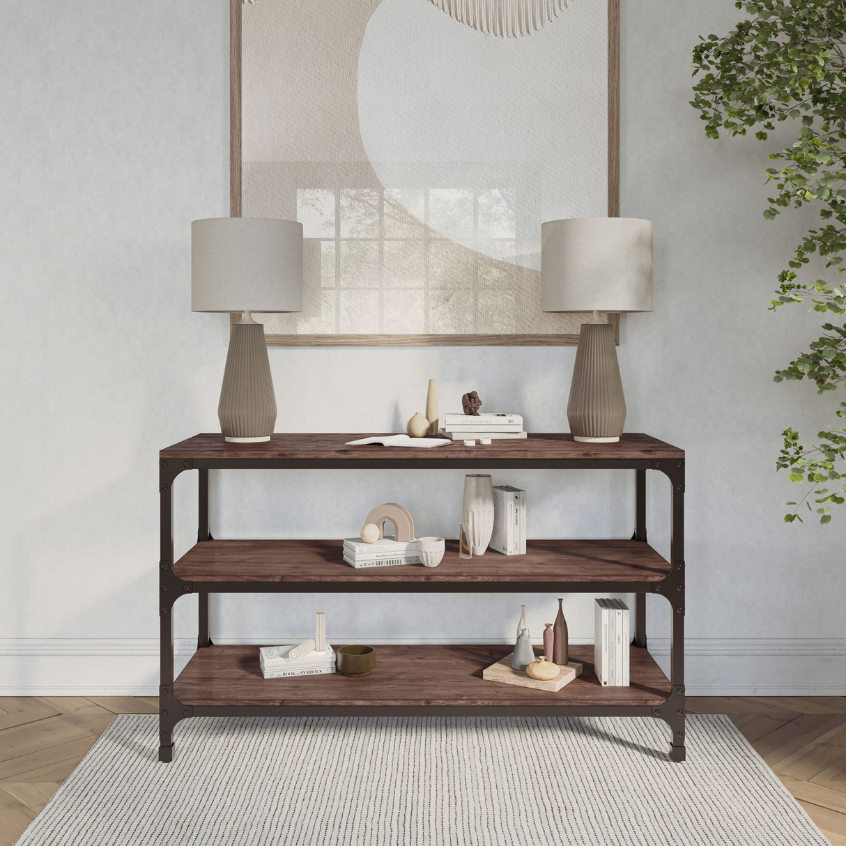 Urban Nature - Sofa Table - Distressed Light Brown