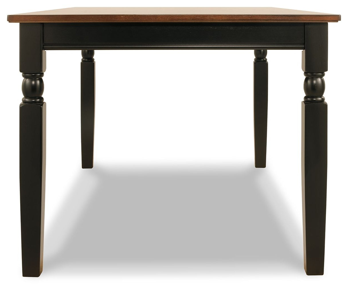 Owingsville - Rectangular Dining Room Table - Black / Brown