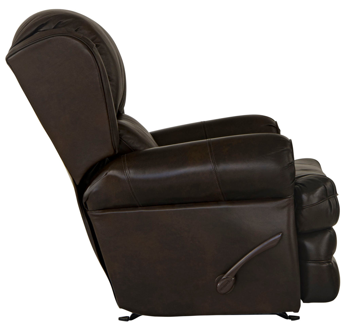 Roberto - Leather Rocker Recliner - Cocoa