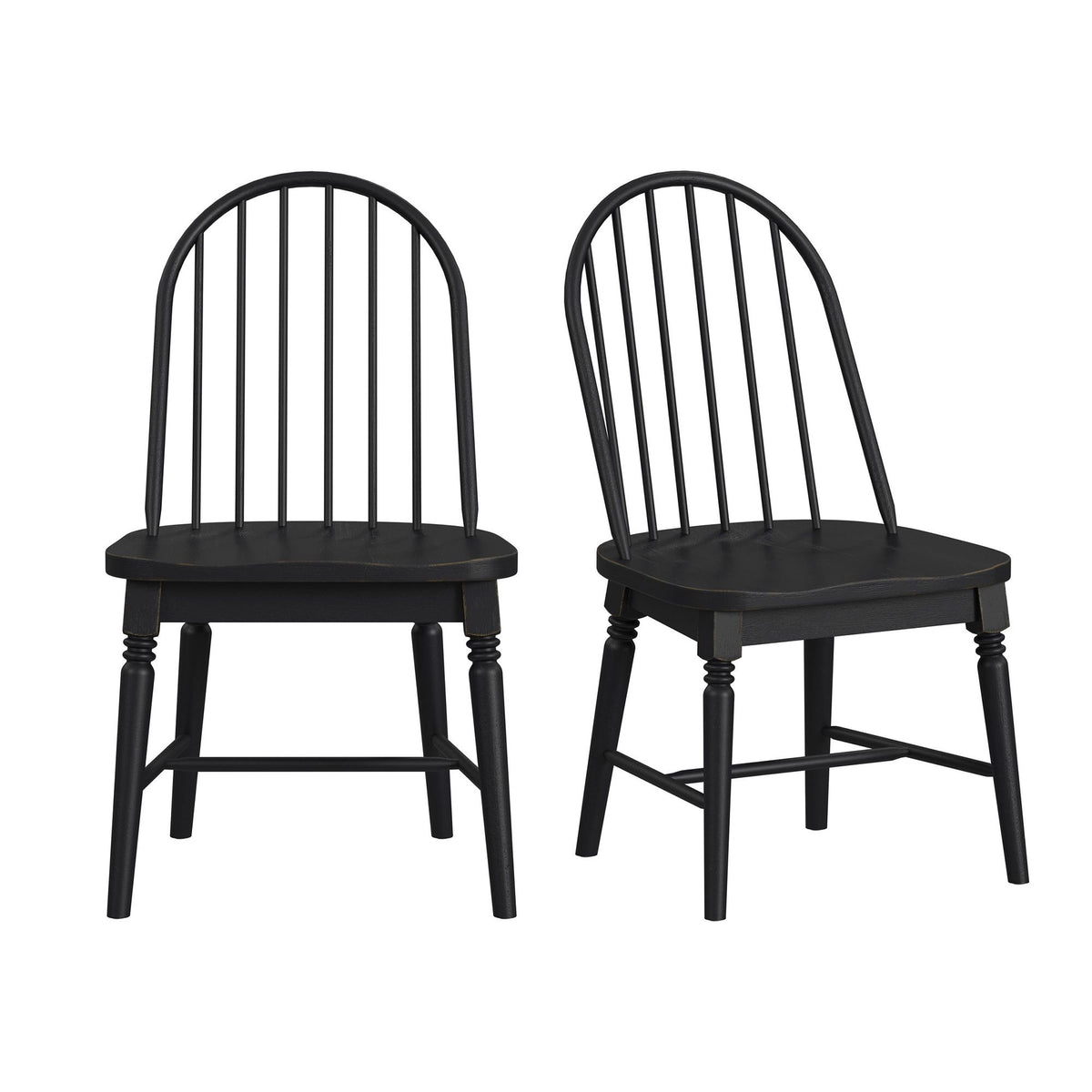 Heritage & Home - Windsor Side Chair (Set of 2) - Black
