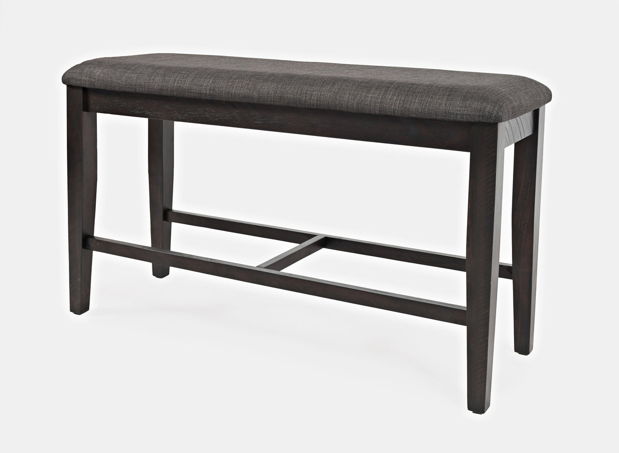 American Rustics Upholstered Counter Bench