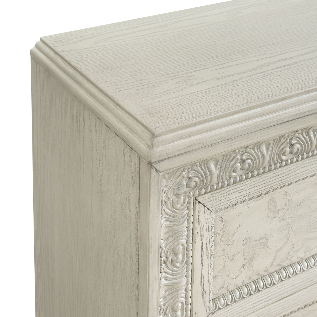 Romilly - Nightstand With USB - White