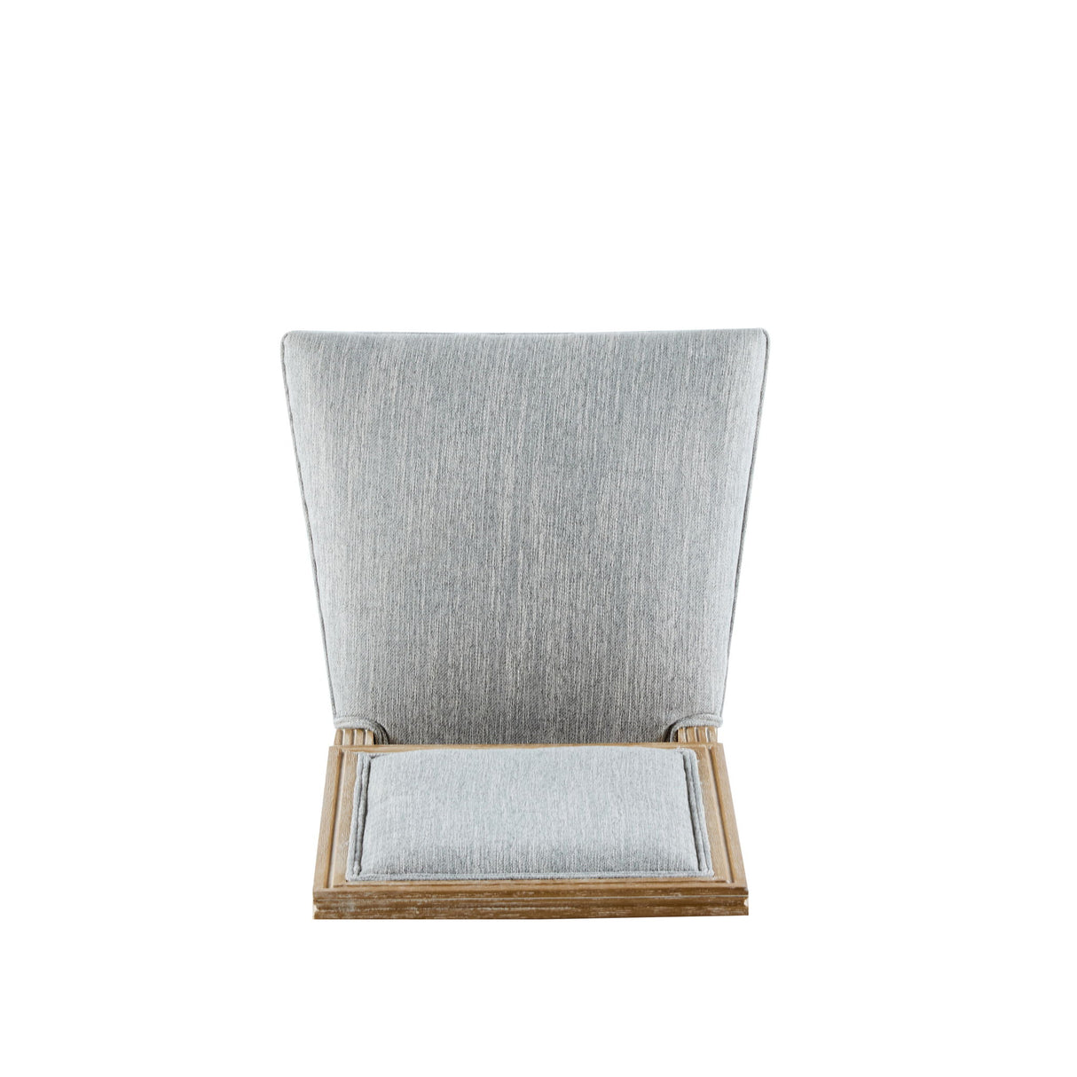 French Country Style Dining Chair With Upholstered Seating And Fluted Legs