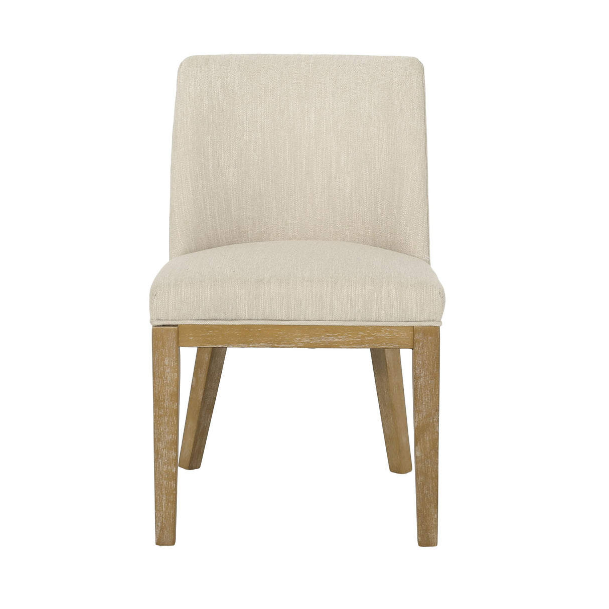 Modern Dining Chair With Durable Fabric Upholstery And Sturdy Wooden Frame (Set of 2)