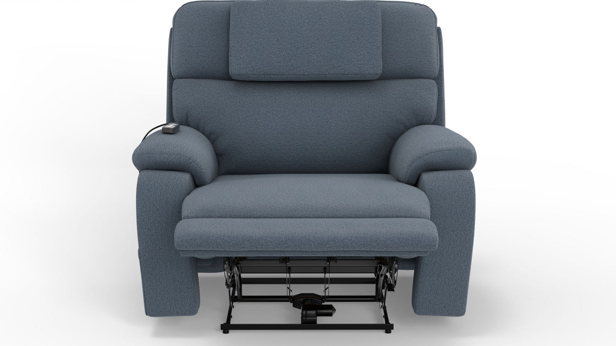 Dreamtime - 48" Power Headrest Power Lay Flat Recliner With CR3 Heat/Massage/Zero Gravity