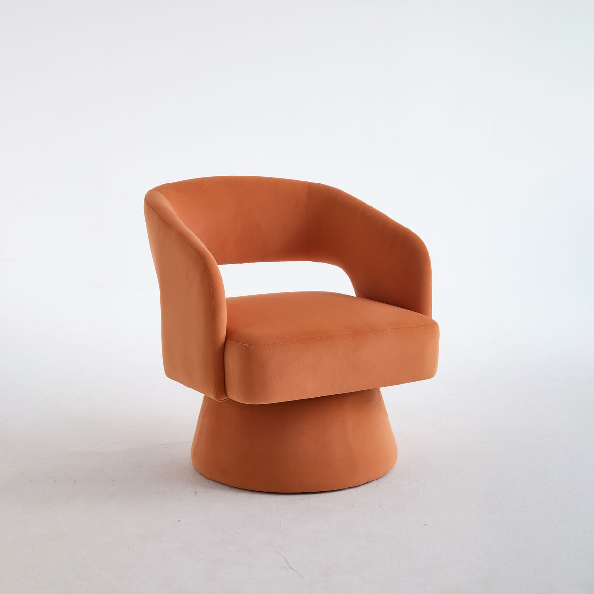 Swivel Barrel Chair With 360 Degree Rotation