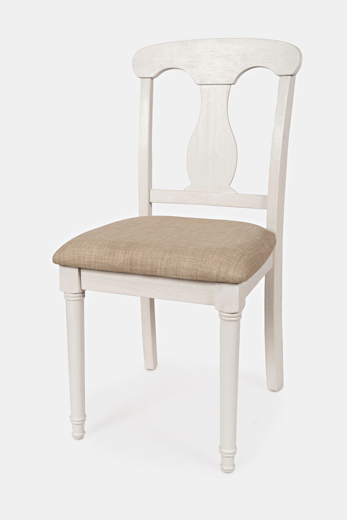 Grafton Farms - Desk Chair - Brushed White / Light Brown