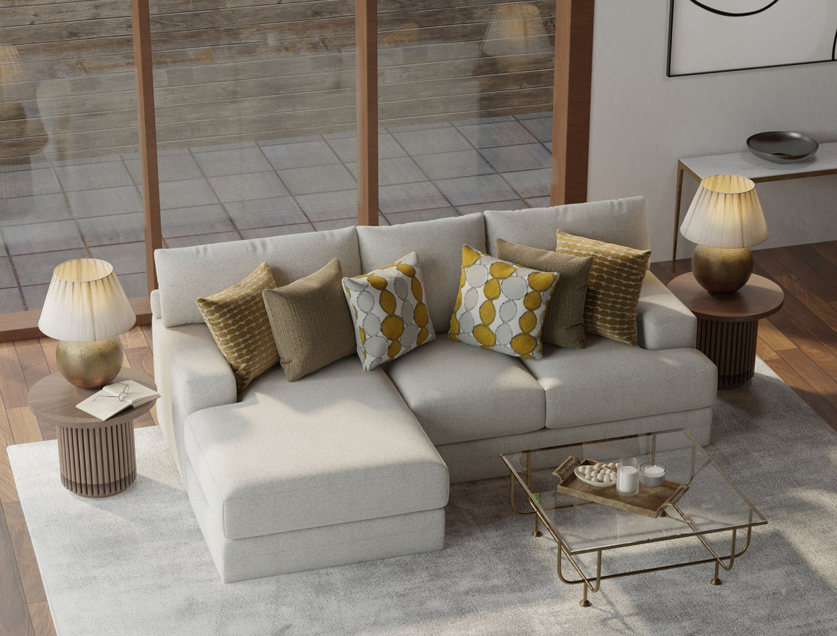 Tori - Sectional With Comfort Coil Seating And Accent Pillows Included