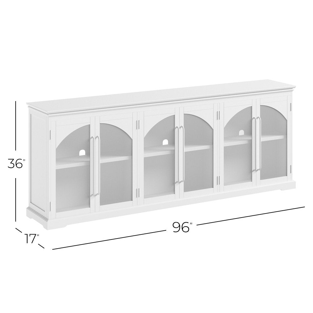 Archdale Gothic Arch 6 Door Accent Cabinet