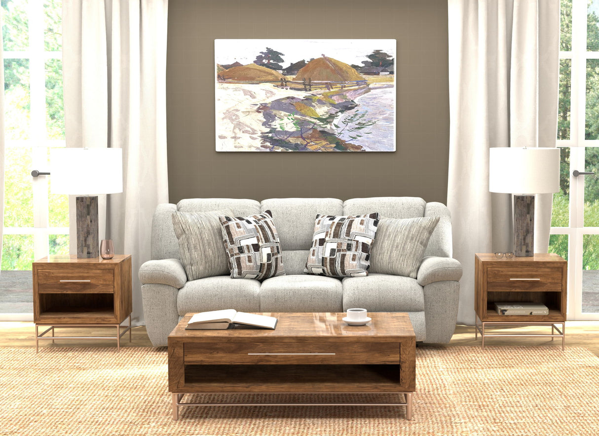 Trifecta - Sofa With 3 Recliners and Drop Down Table