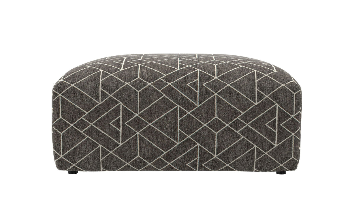 Reddington - Cocktail Ottoman - Umber