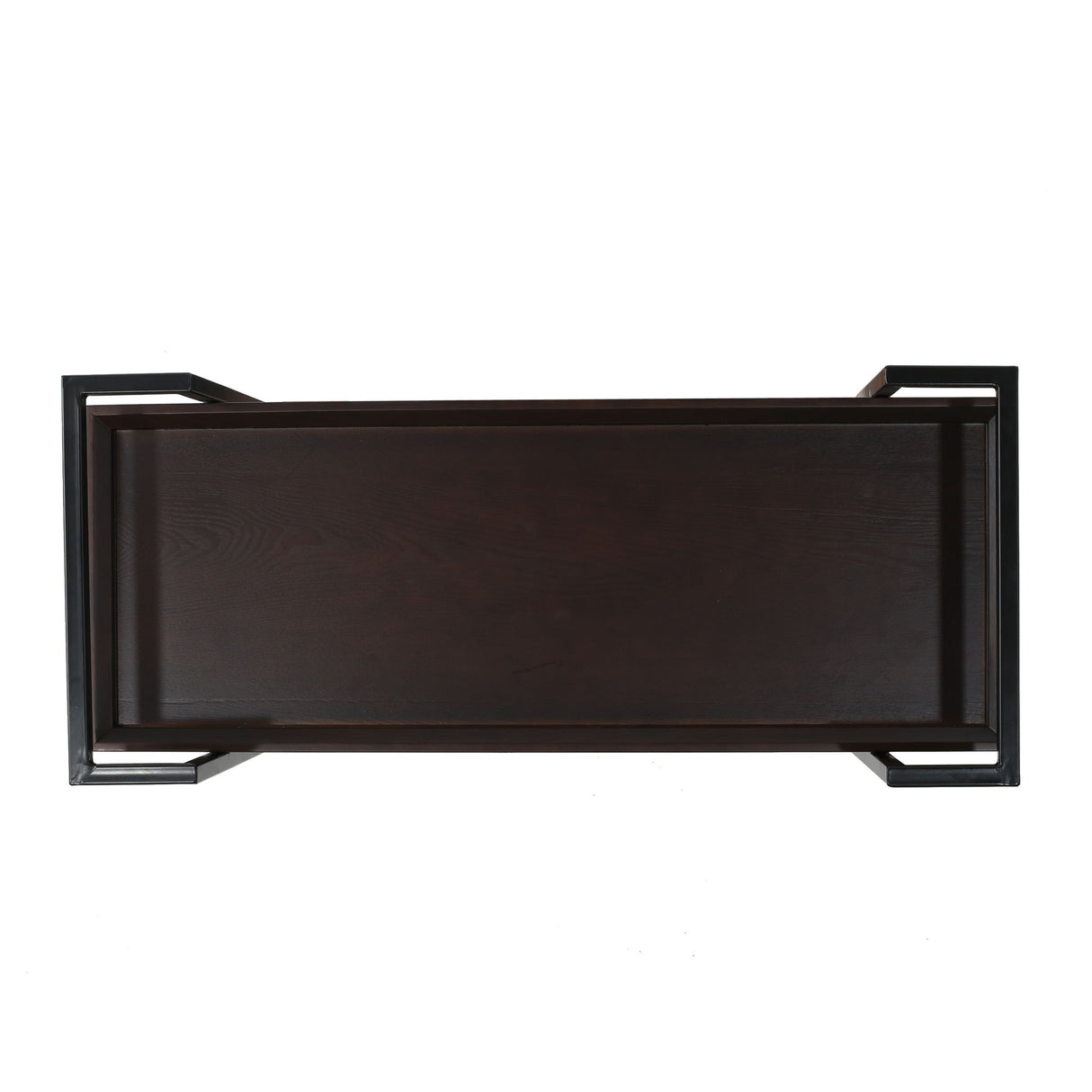 Modern Industrial Bar Cart With Shelving And Casters