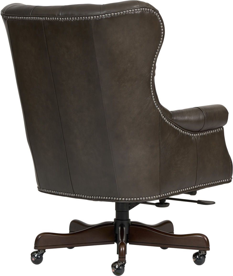 Jefferson Exec Chair Burnished Walnut