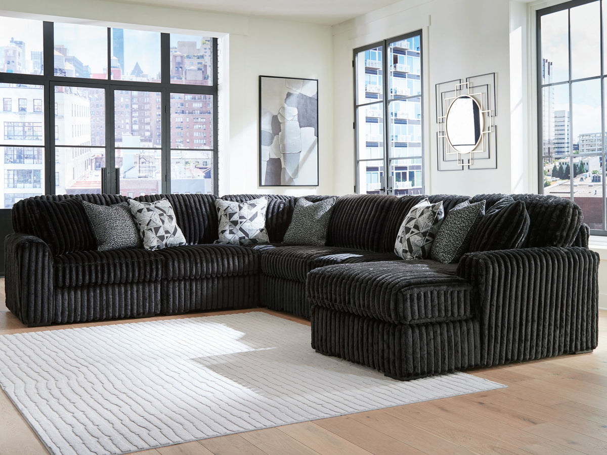 Midnight-Madness - 6 Piece Sectional