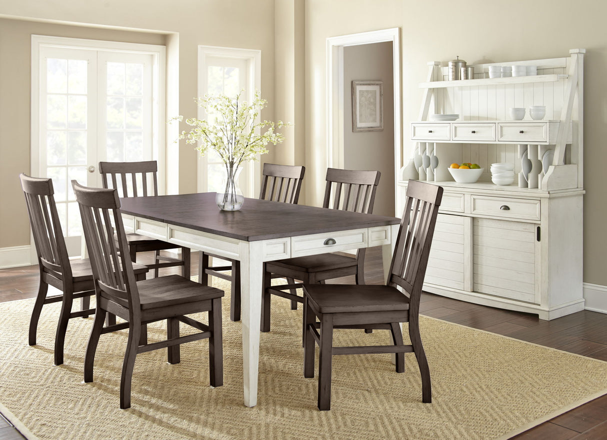Cayla - Dining Set With Two Tone Table
