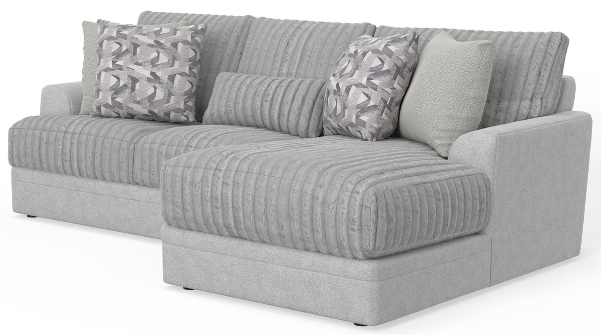 Titan - Sectional With Comfort Coil Seating And Accent Pillows Included