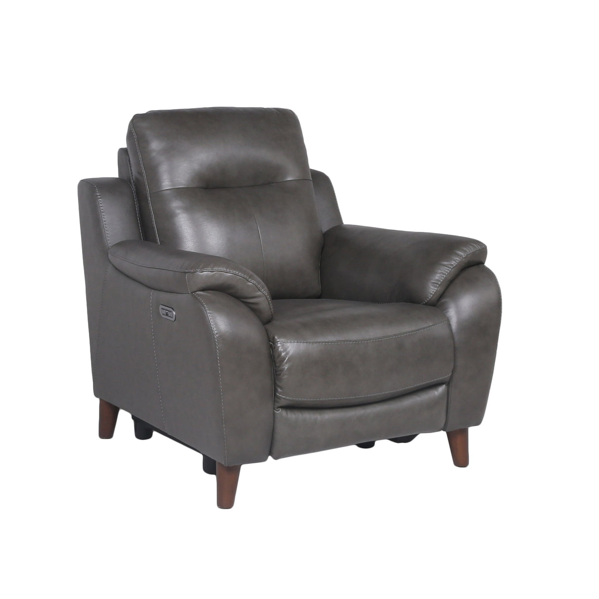 Trento - Dual Power Recliner - Charcoal
