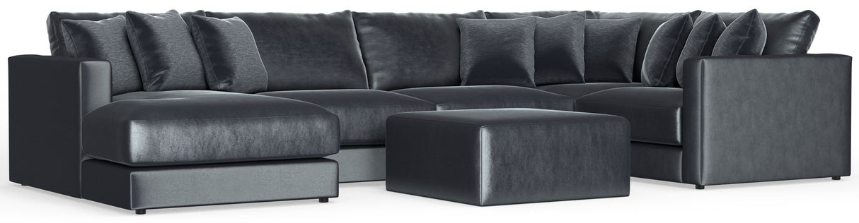Remington - Modular Sofa And Cocktail Ottoman - Slate