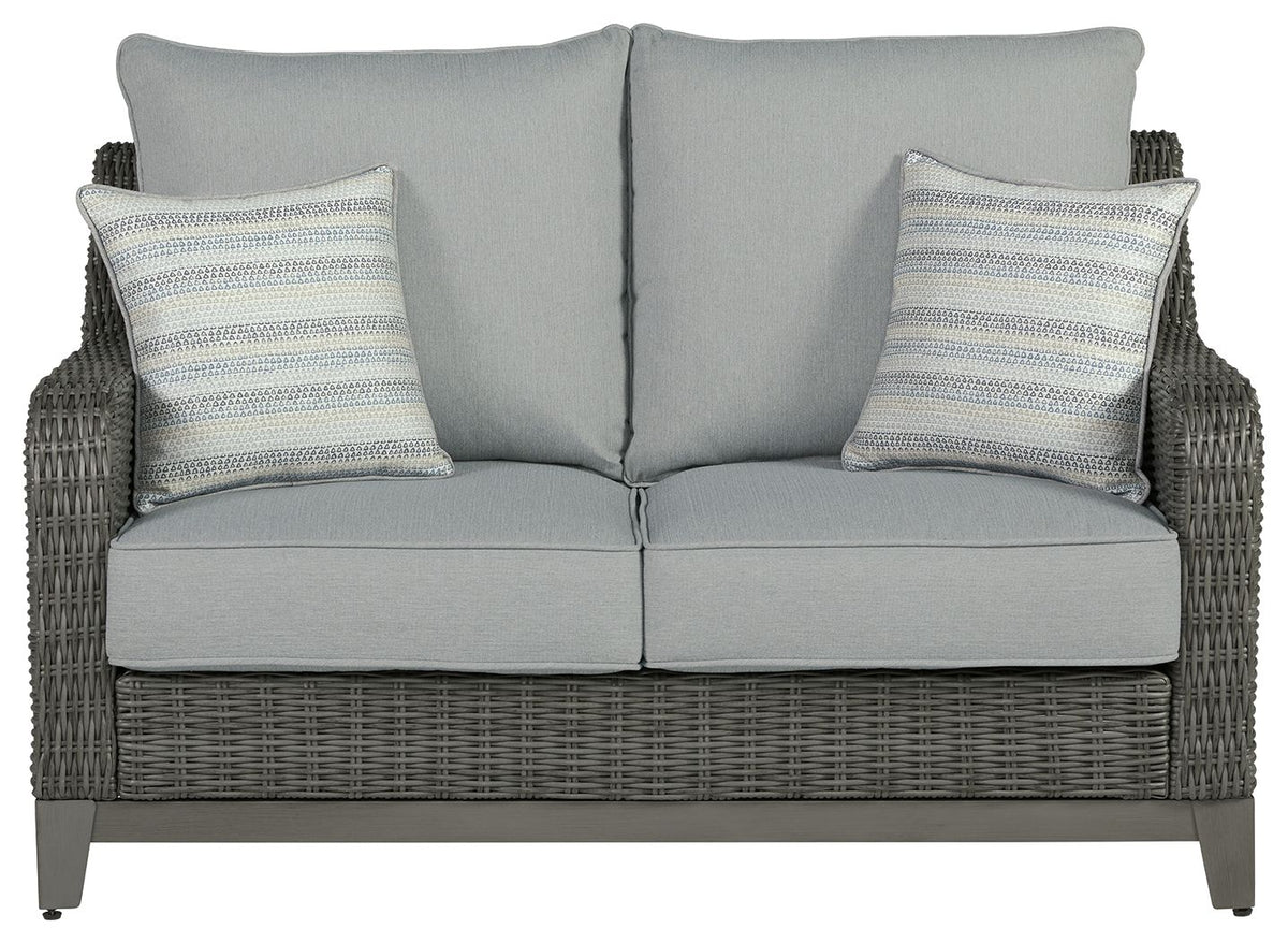Elite Park - Loveseat With Cushion - Gray
