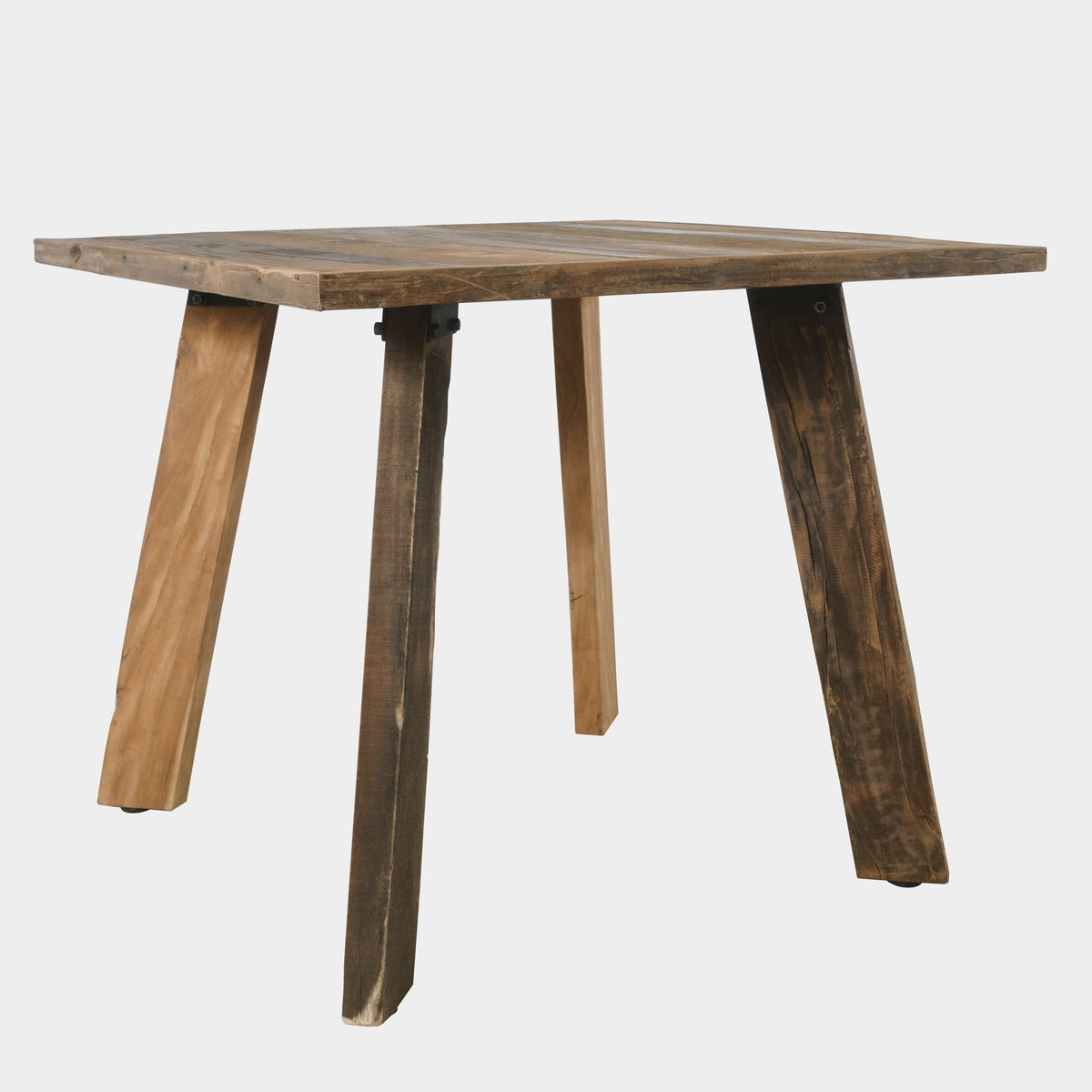 Reclamation - Square Dining Table - Rustic Unfinished Brown