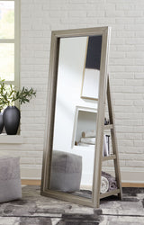 Evesen - Champagne - Floor Standing Mirror/Storage