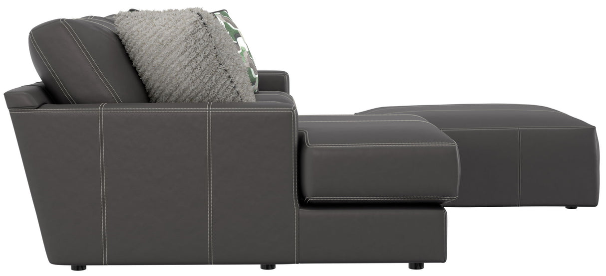 Minori - Italian Leather Sofa / Chaise And Cocktail Ottoman
