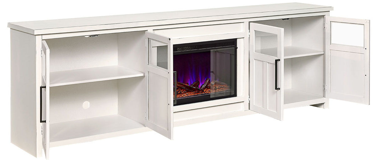 98" Fireplace Console