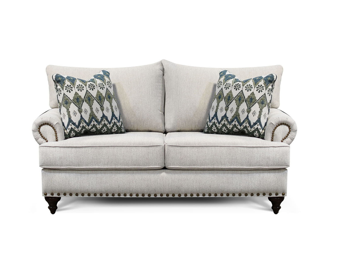 Rosalie - Loveseat With Nails