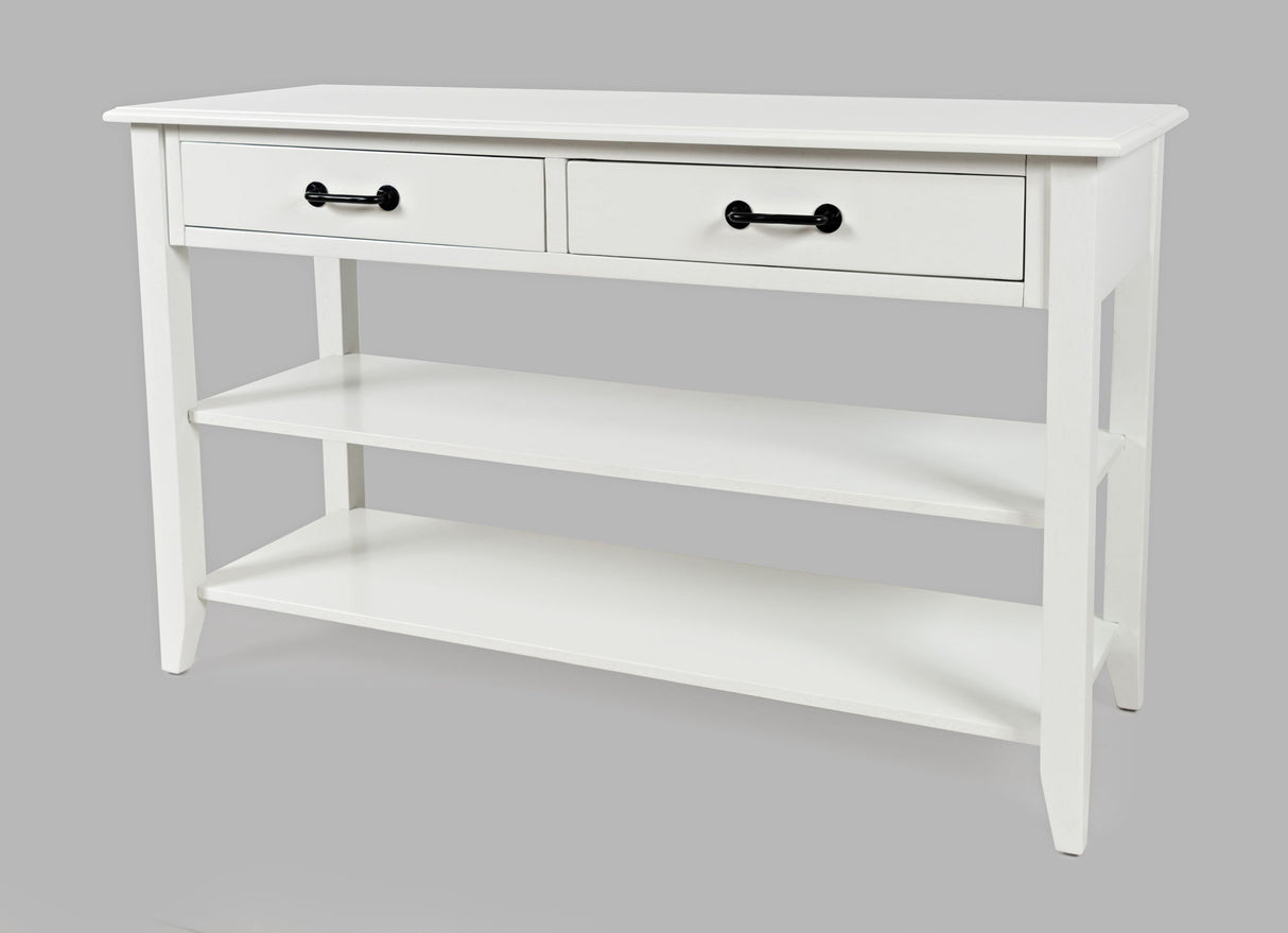 North Fork - Sofa Table With 2 Drawers - Country Off-White